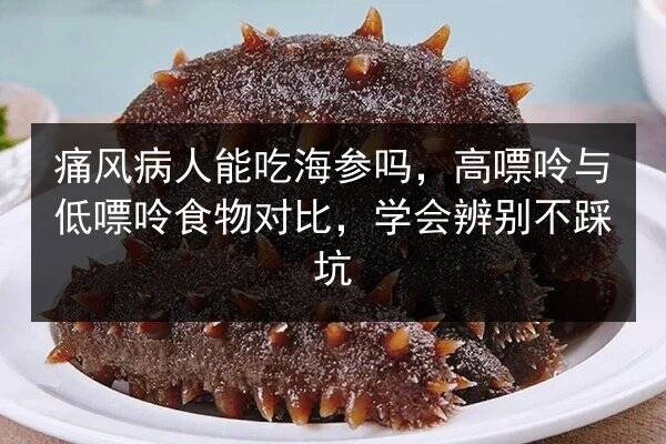 痛风病人能吃海参吗，高嘌呤与低嘌呤食物对比，学会辨别不踩坑