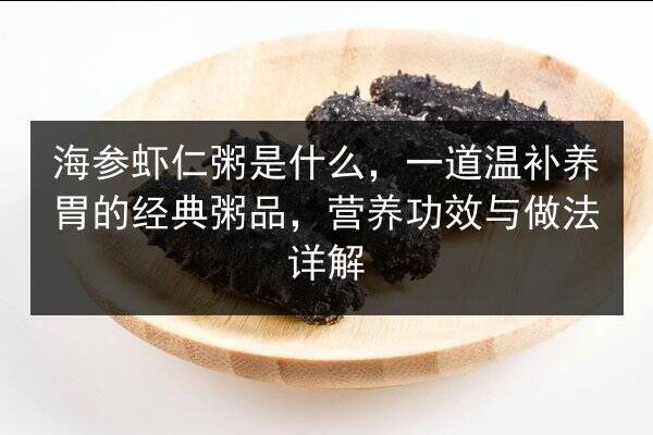 海参虾仁粥是什么,一道温补养胃的经典粥品,营养功效与做法详解
