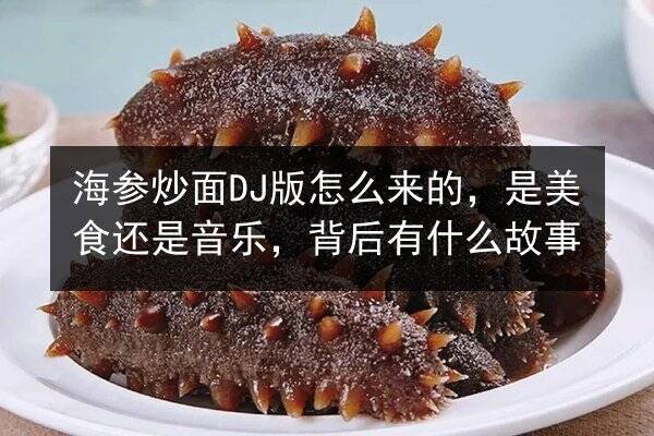 海参炒面DJ版怎么来的,是美食还是音乐,背后有什么故事