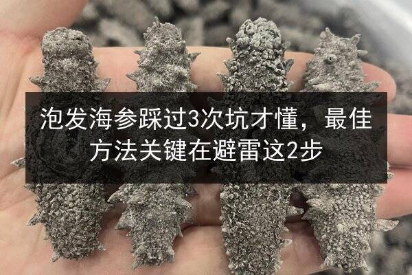 泡发海参踩过3次坑才懂，最佳方法关键在避雷这2步