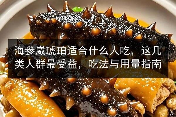 海参崴琥珀适合什么人吃，这几类人群最受益，吃法与用量指南