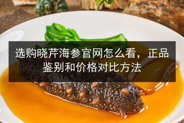 选购晓芹海参官网怎么看,正品鉴别和价格对比方法
