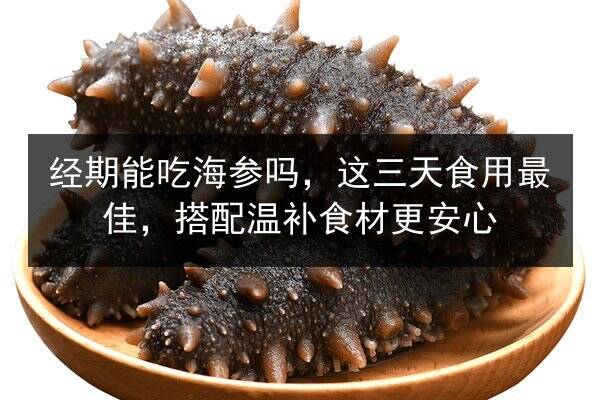 经期能吃海参吗，这三天食用最佳，搭配温补食材更安心