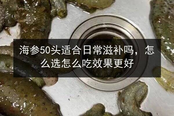 海参50头适合日常滋补吗，怎么选怎么吃效果更好