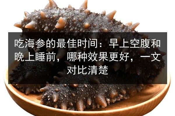吃海参的最佳时间:早上空腹和晚上睡前,哪种效果更好,一文对比清楚