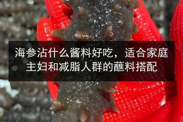 海参沾什么酱料好吃,适合家庭主妇和减脂人群的蘸料搭配