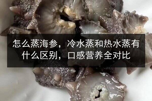 怎么蒸海参,冷水蒸和热水蒸有什么区别,口感营养全对比