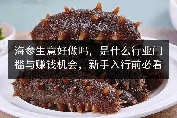海参生意好做吗，是什么行业门槛与赚钱机会，新手入行前必看