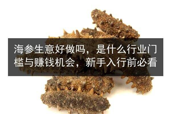 海参生意好做吗，是什么行业门槛与赚钱机会，新手入行前必看