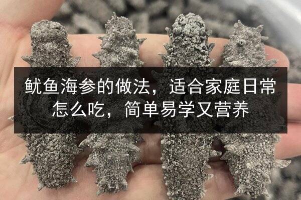 鱿鱼海参的做法，适合家庭日常怎么吃，简单易学又营养
