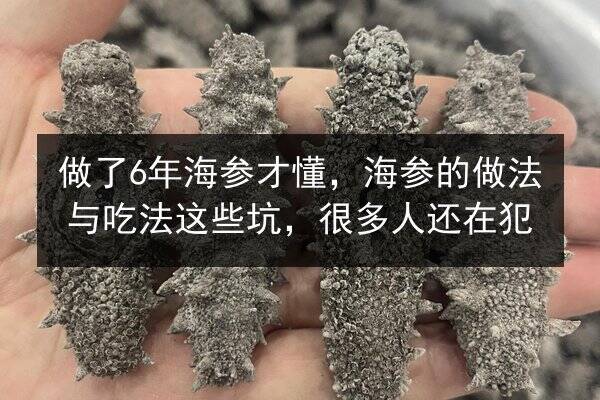 做了6年海参才懂,海参的做法与吃法这些坑,很多人还在犯