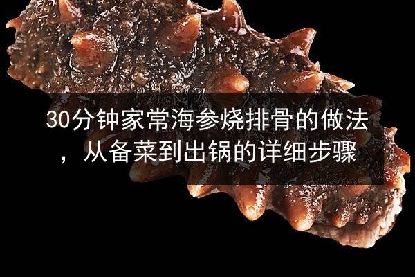30分钟家常海参烧排骨的做法，从备菜到出锅的详细步骤