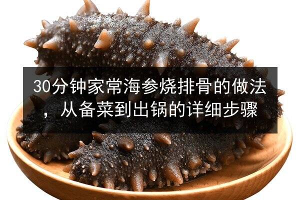 30分钟家常海参烧排骨的做法，从备菜到出锅的详细步骤