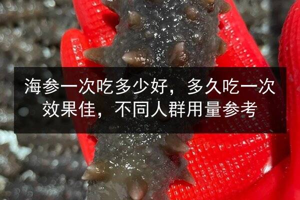 海参一次吃多少好,多久吃一次效果佳,不同人群用量参考