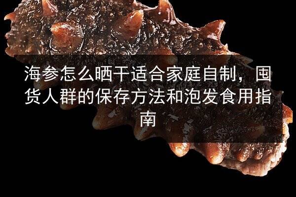 海参怎么晒干适合家庭自制，囤货人群的保存方法和泡发食用指南
