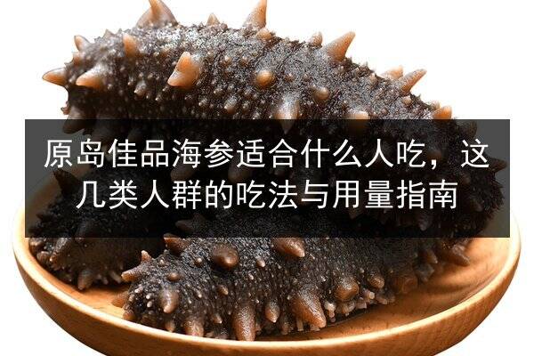 原岛佳品海参适合什么人吃,这几类人群的吃法与用量指南
