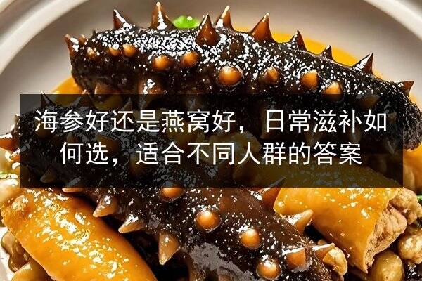 海参好还是燕窝好,日常滋补如何选,适合不同人群的答案