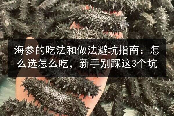 海参的吃法和做法避坑指南：怎么选怎么吃，新手别踩这3个坑