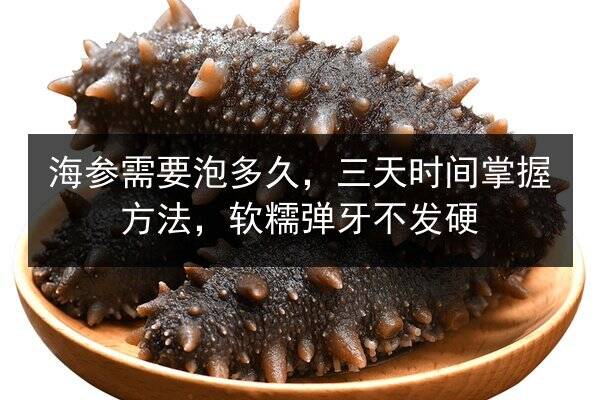 海参需要泡多久，三天时间掌握方法，软糯弹牙不发硬