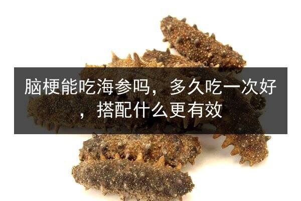 脑梗能吃海参吗,多久吃一次好,搭配什么更有效