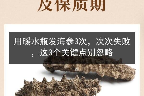 用暖水瓶发海参3次,次次失败,这3个关键点别忽略