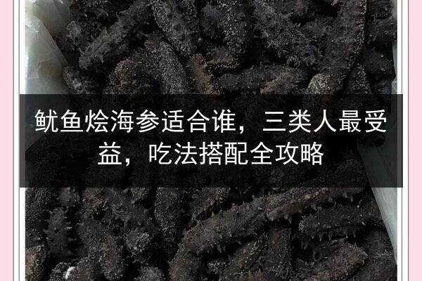 鱿鱼烩海参适合谁，三类人最受益，吃法搭配全攻略