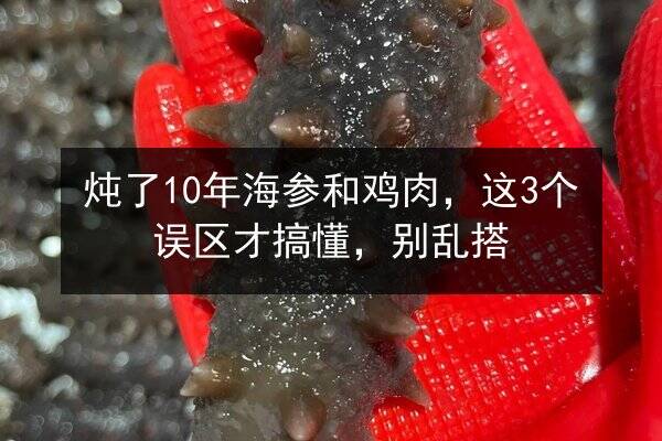 炖了10年海参和鸡肉,这3个误区才搞懂,别乱搭