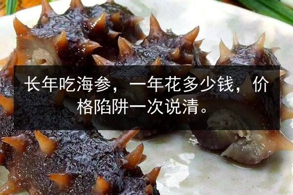 长年吃海参,一年花多少钱,价格陷阱一次说清。
