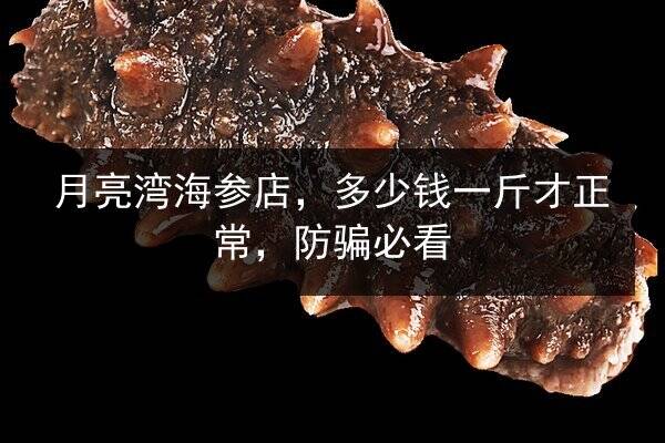 月亮湾海参店,多少钱一斤才正常,防骗必看