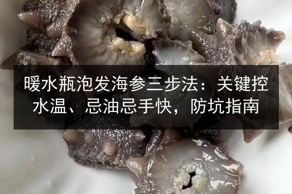 暖水瓶泡发海参三步法:关键控水温、忌油忌手快,防坑指南